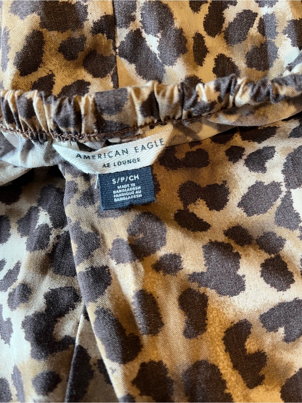 American Eagle Animal Print lounge pants